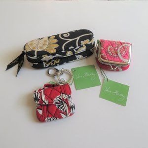 Vera Bradley Contact case, Glasses Case, Mini attach charm